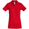 Рубашка поло женская Safran Timeless красная, арт. PW4570041S фото 1 — Бизнес Презент