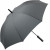 Зонт-трость Resist с повышенной стойкостью к порывам ветра, серый