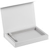 Коробка Silk с ложементом под ежедневник 13x21 см и ручку, белая, арт. 16205.60 фото 2 — Бизнес Презент