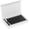 Коробка Silk с ложементом под ежедневник 13x21 см и ручку, белая, арт. 16205.60 фото 3 — Бизнес Презент