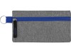 Универсальный пенал из переработанного полиэстера RPET Holder, серый/синий, арт. 788702 фото 3 — Бизнес Презент