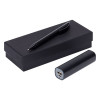 Набор Couple: аккумулятор и ручка, черный, арт. 7200.30 фото 1 — Бизнес Презент