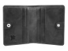 Портмоне для кредитных карт Mano Don Luca, натуральная кожа в черном цвете, 8,5 х 11 см, арт. 191945101 фото 4 — Бизнес Презент