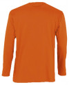 Футболка с длинным рукавом Monarch 150, оранжевая, арт. 1377.201 фото 2 — Бизнес Презент