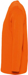 Футболка с длинным рукавом Monarch 150, оранжевая, арт. 1377.201 фото 3 — Бизнес Презент