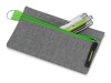 Универсальный пенал из переработанного полиэстера RPET Holder, серый/зеленый, арт. 788703 фото 2 — Бизнес Презент