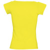 Футболка женская Melrose 150 с глубоким вырезом, лимонно-желтая, арт. 1832.891 фото 2 — Бизнес Презент
