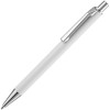 Ручка шариковая Lobby Soft Touch Chrome, белая, арт. 18323.60 фото 1 — Бизнес Презент