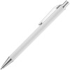 Ручка шариковая Lobby Soft Touch Chrome, белая, арт. 18323.60 фото 2 — Бизнес Презент