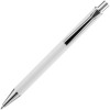 Ручка шариковая Lobby Soft Touch Chrome, белая, арт. 18323.60 фото 4 — Бизнес Презент