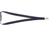 Хлопковый шнурок Dylan с предохранительным зажимом, темно - синий, арт. 10251203 фото 3 — Бизнес Презент