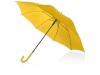 Зонт-трость полуавтоматический с пластиковой ручкой, желтый, арт. 907004 фото 1 — Бизнес Презент