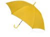 Зонт-трость полуавтоматический с пластиковой ручкой, желтый, арт. 907004 фото 2 — Бизнес Презент