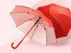 Зонт-трость Silver Color полуавтомат, красный/серебристый, арт. 989011 фото 1 — Бизнес Презент