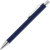 Ручка шариковая Lobby Soft Touch Chrome, синяя, арт. 18323.40 фото 3 — Бизнес Презент