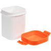 Ланчбокс для снеков Lunch Crunch, белый с оранжевым, арт. 17724.62 фото 2 — Бизнес Презент