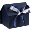 Коробка с лентами Homelike, синяя, арт. 71506.40 фото 1 — Бизнес Презент