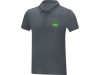 Мужская стильная футболка поло с короткими рукавами Deimos, storm grey, арт. 3909482S фото 8 — Бизнес Презент