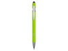 Ручка металлическая soft-touch шариковая со стилусом Sway, зеленое яблоко/серебристый (P), арт. 18381.19p фото 2 — Бизнес Презент