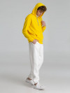 Толстовка на молнии с капюшоном Unit Siverga, желтая, арт. 6895.800 фото 12 — Бизнес Презент