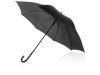Зонт-трость полуавтоматический с пластиковой ручкой, черный, арт. 907007 фото 1 — Бизнес Презент