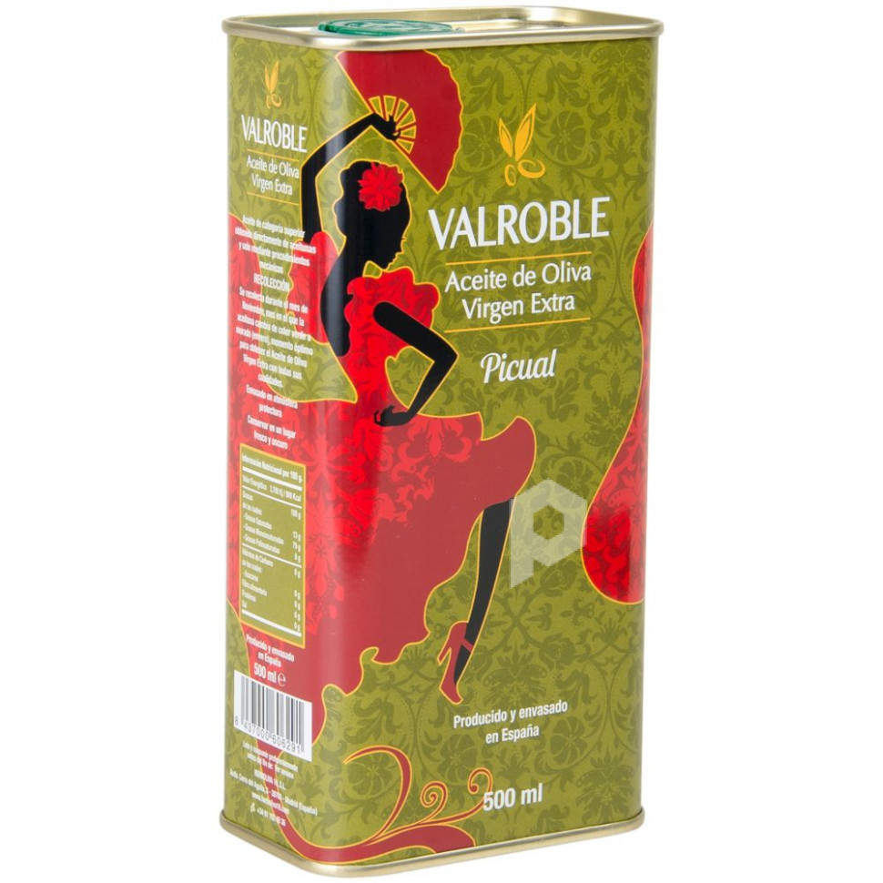 Масло оливковое Valroble Picual, в жестяной упаковке, арт. 13436 фото 1 — Бизнес Презент