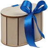 Коробка Drummer, овальная, с синей лентой, арт. 64602.40 фото 1 — Бизнес Презент