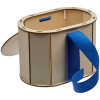 Коробка Drummer, овальная, с синей лентой, арт. 64602.40 фото 2 — Бизнес Презент