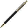 Ручка шариковая Lobby Soft Touch Gold, черная, арт. 18324.30 фото 4 — Бизнес Презент