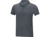 Мужская стильная футболка поло с короткими рукавами Deimos, storm grey, арт. 3909482L фото 1 — Бизнес Презент