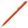 Ручка шариковая Hotel Chrome, ver.2, матовая оранжевая, арт. 7078.20 фото 3 — Бизнес Презент