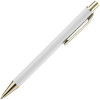 Ручка шариковая Lobby Soft Touch Gold, белая, арт. 18324.60 фото 3 — Бизнес Презент