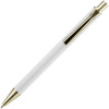 Ручка шариковая Lobby Soft Touch Gold, белая, арт. 18324.60 фото 4 — Бизнес Презент
