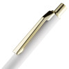 Ручка шариковая Lobby Soft Touch Gold, белая, арт. 18324.60 фото 5 — Бизнес Презент