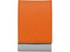 Визитница, оранжевый/серебристый, арт. 720218 фото 3 — Бизнес Презент