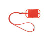Силиконовый шнурок DALVIK с держателем мобильного телефона и карт, красный, арт. LY7046S160 фото 5 — Бизнес Презент