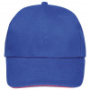 Бейсболка Buffalo, ярко-синяя (royal) с неоново-розовым, арт. 6404.45 фото 2 — Бизнес Презент