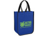 Маленькая ламинированная сумка для покупок, ярко-синий, арт. 12034503 фото 4 — Бизнес Презент