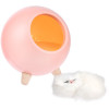Беспроводная лампа-колонка Right Meow, розовая, арт. 12191.15 фото 4 — Бизнес Презент