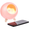 Беспроводная лампа-колонка Right Meow, розовая, арт. 12191.15 фото 8 — Бизнес Презент