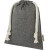 Маленькая подарочная сумка Pheebs объемом 0,5 л из хлопка плотностью 150 г/м², переработанного по стандарту GRS, heather black