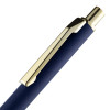 Ручка шариковая Lobby Soft Touch Gold, синяя, арт. 18324.40 фото 5 — Бизнес Презент