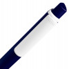 Ручка шариковая Pigra P02 Mat, темно-синяя с белым, арт. 11581.46 фото 4 — Бизнес Презент