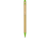 Ручка шариковая Salvador, натуральный/зеленый, черные чернила, арт. 10612301 фото 2 — Бизнес Презент