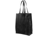 Ламинированная сумка для покупок среднего размера, черный, арт. 12034600 фото 1 — Бизнес Презент