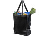 Ламинированная сумка для покупок среднего размера, черный, арт. 12034600 фото 2 — Бизнес Презент