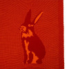 Плед Stereo Bunny, красный, арт. 30136.50 фото 4 — Бизнес Презент