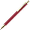 Ручка шариковая Lobby Soft Touch Gold, красная, арт. 18324.50 фото 1 — Бизнес Презент
