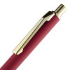 Ручка шариковая Lobby Soft Touch Gold, красная, арт. 18324.50 фото 5 — Бизнес Презент