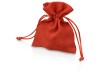 Мешочек подарочный, искусственный лен, малый, красный, арт. 995013 фото 1 — Бизнес Презент